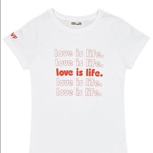 DVF Love is life t- shirt